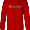 Bitcoin Crypto Currency Logo BTC Coin Trader Hold IT Long Sleeve Men's - Image 4