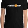 Freedom Doge : Dogecoin Logo T Shirt for Crypto Fans T-Shirt - Image 4