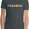 Freedom Doge : Dogecoin Logo T Shirt for Crypto Fans T-Shirt - Image 2