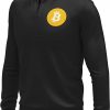 Quarter Zip Bitcoin BTC Pullover Long Sleeve Bitcoin BTC Shirt - Image 2